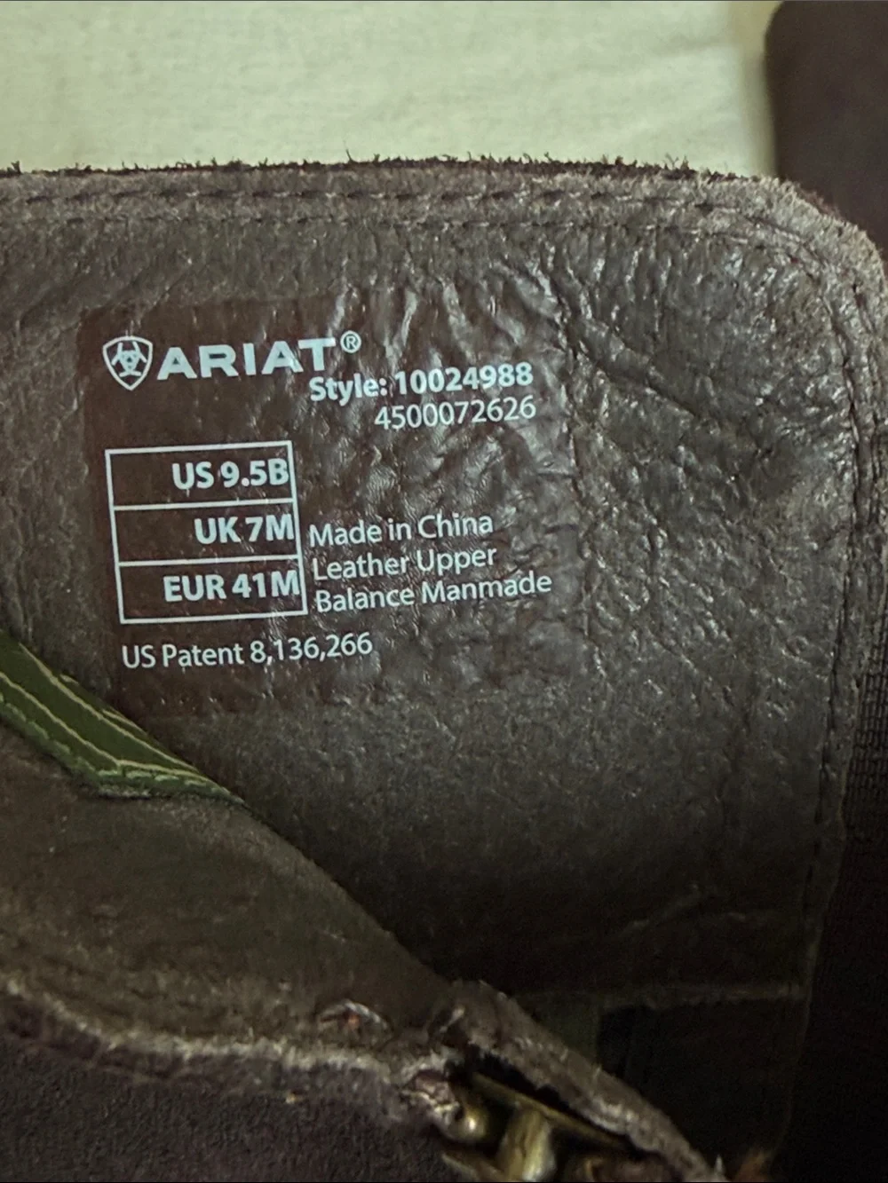 Ariat Dark Brown Suede Over-the-Knee Riding Boots